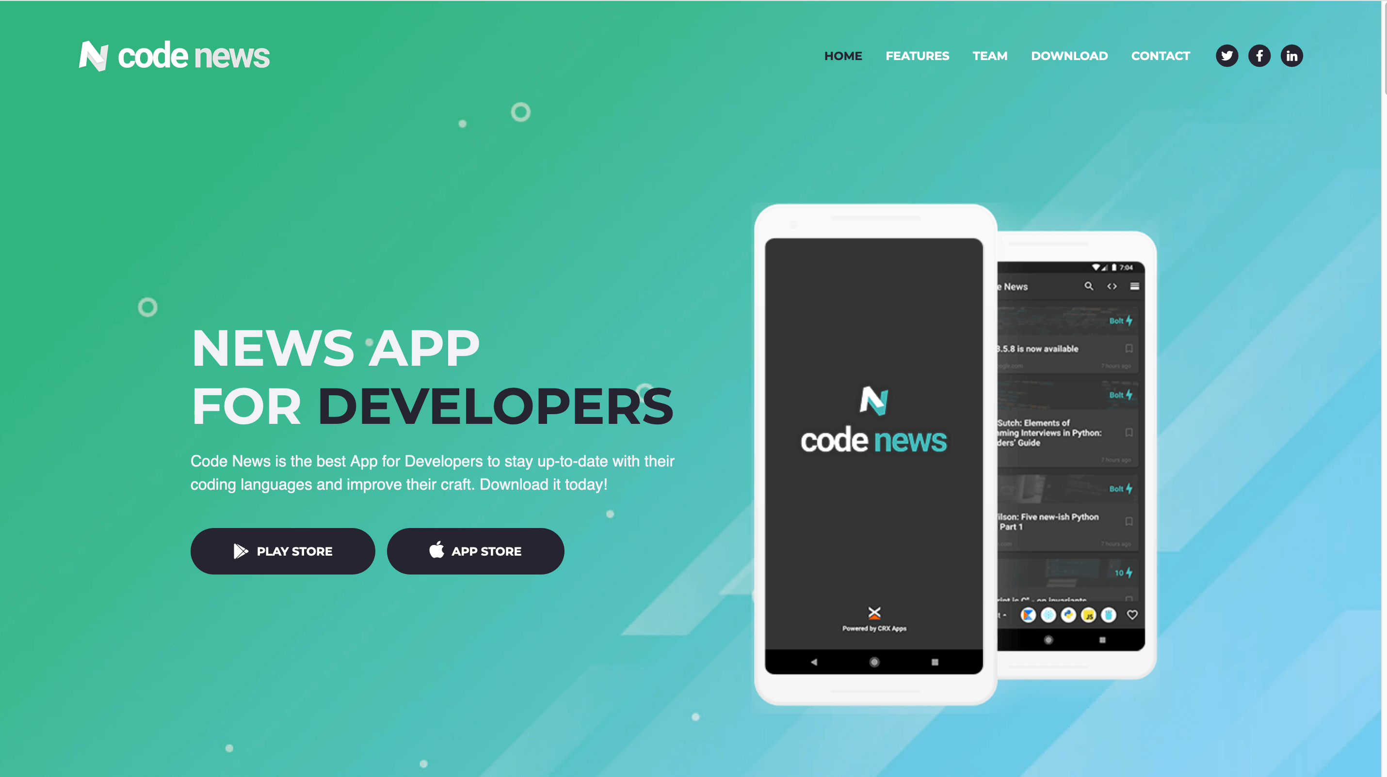 Code News - News App for Programmers